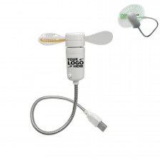 USB Powered Electric Fan with LED Flashing Message
